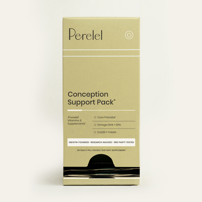 Perelel conception support pack on a white background